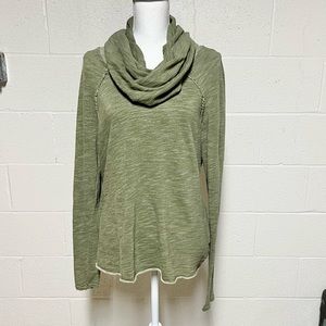 Free People FP Beach Green Tunic
